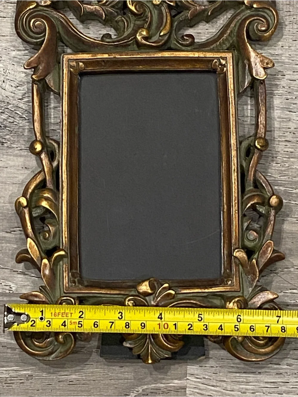 Vintage Gold Ornate Victorian Tabletop Picture Frame Rococo